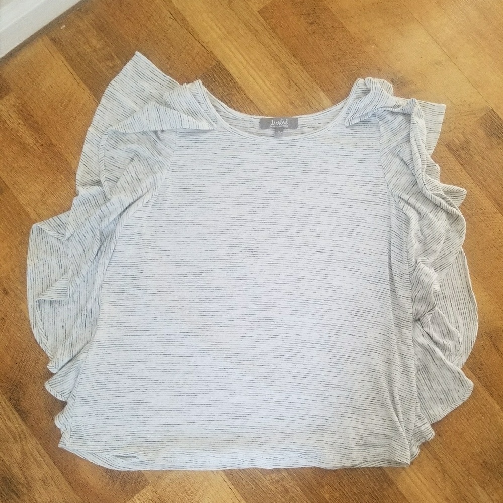 Marled Reunited Sleeveless Top Sz M